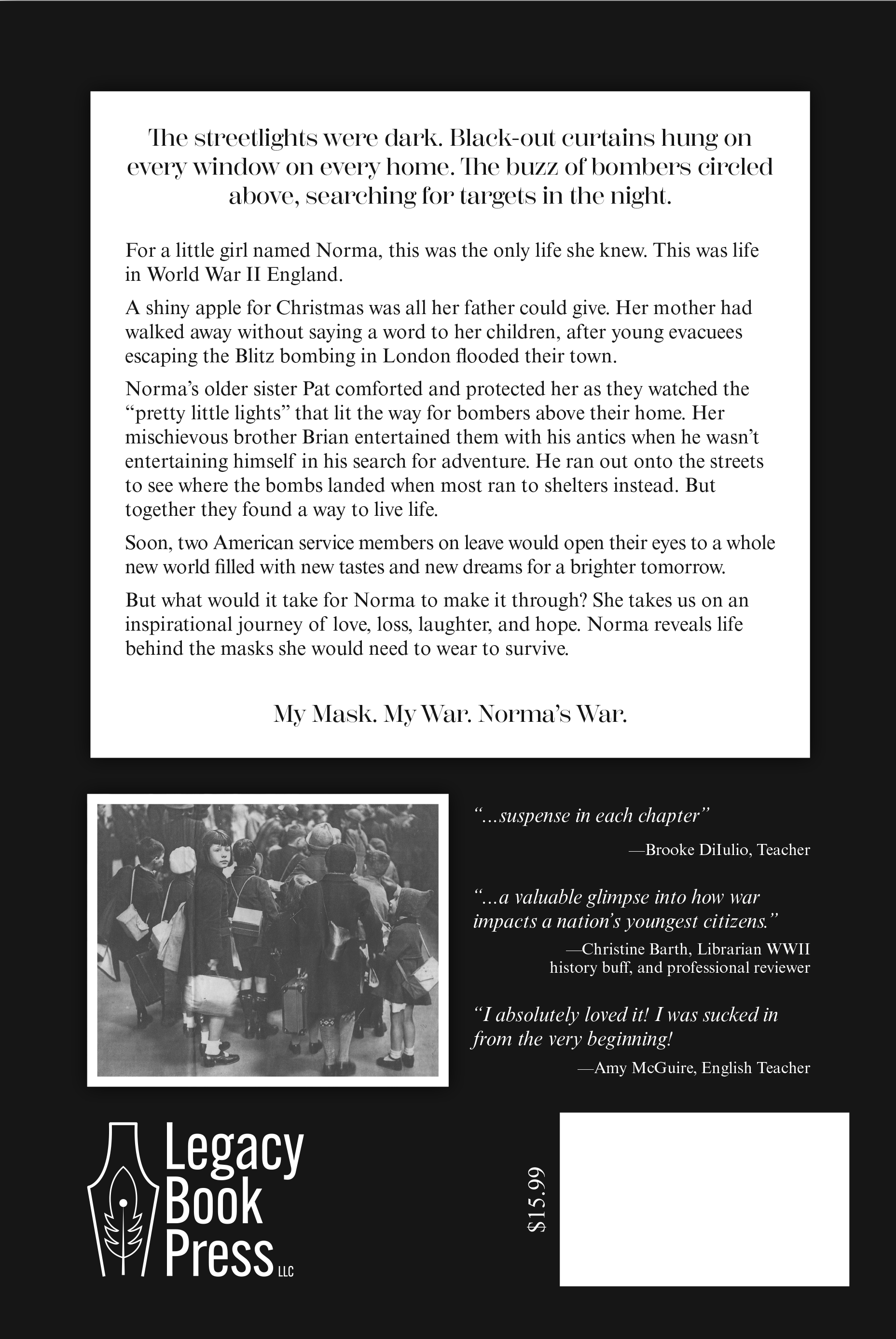 My Mask. My War. A WW2 Memoir as told to Gary Metivier